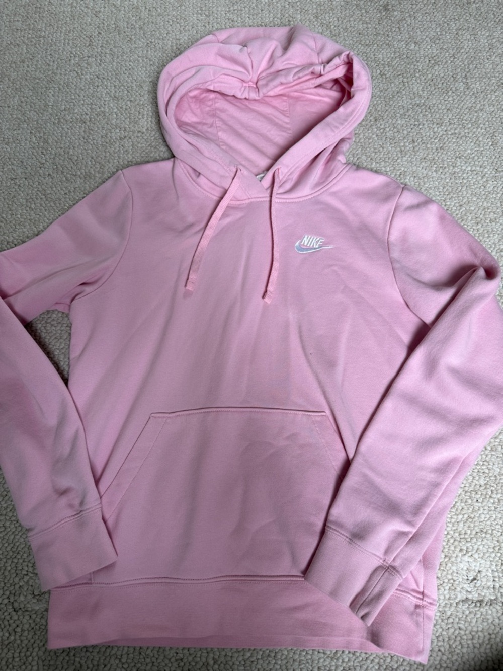 Nike Women's Light Pink Pullover Hoodie